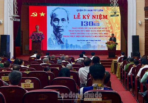 Quận uỷ Nam Từ Liêm long trọng kỷ niệm 130 năm ngày sinh Chủ tịch Hồ Chí Minh