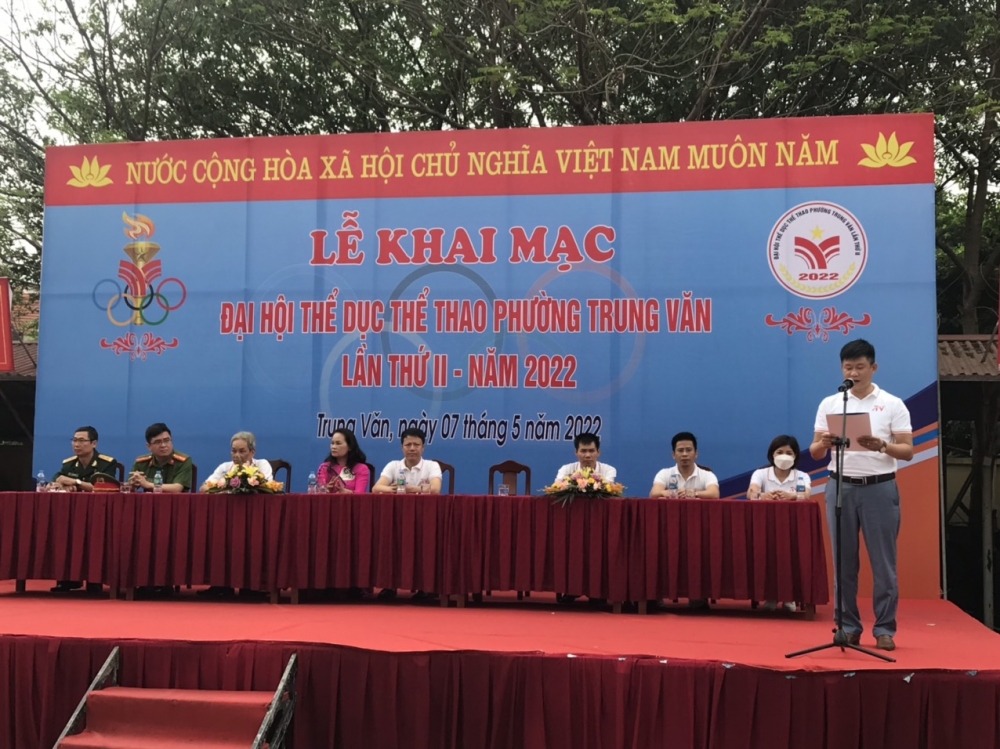 Đại hội Thể dục Thể thao phường Trung Văn thu hút hơn 800 vận động viên tham gia