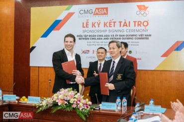 Tập đoàn CMG.ASIA tài trợ 1 tỷ đồng cho Đoàn Thể thao Việt Nam tham dự SEA Games 29