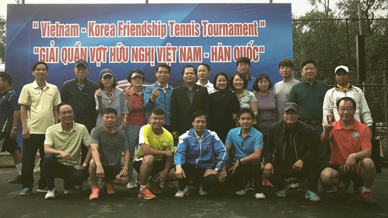 Sôi nổi Giải Tenis hữu nghị Việt - Hàn năm 2019
