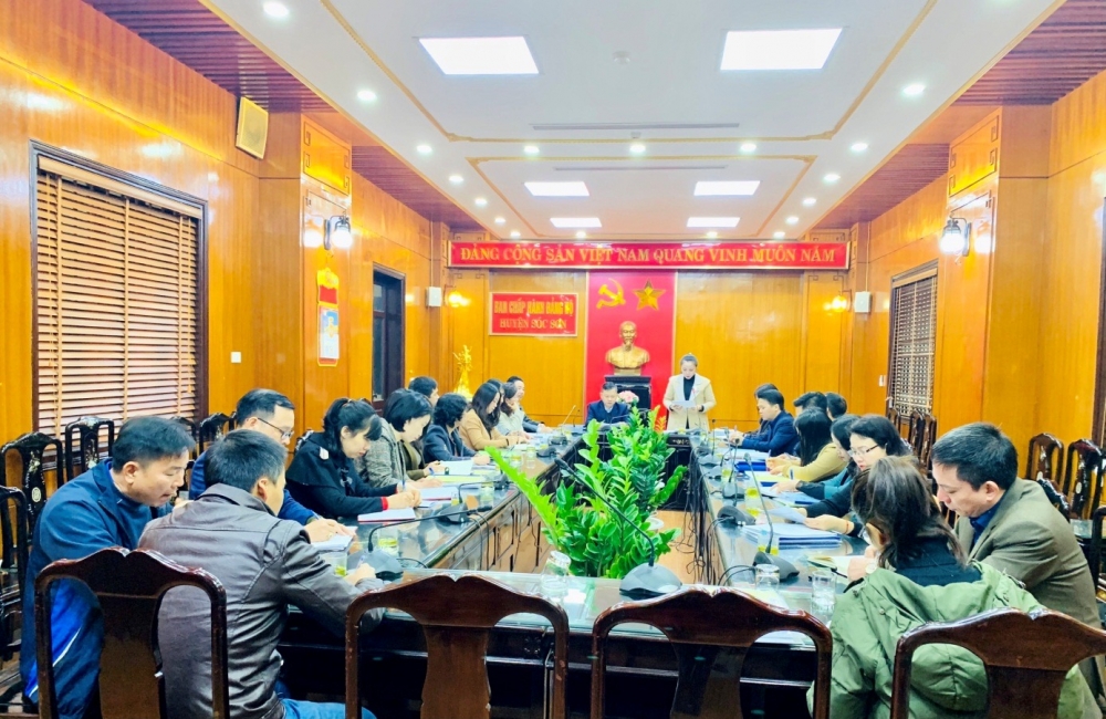 Kiểm tra Quy chế dân chủ tại các đơn vị, trường học huyện Sóc Sơn