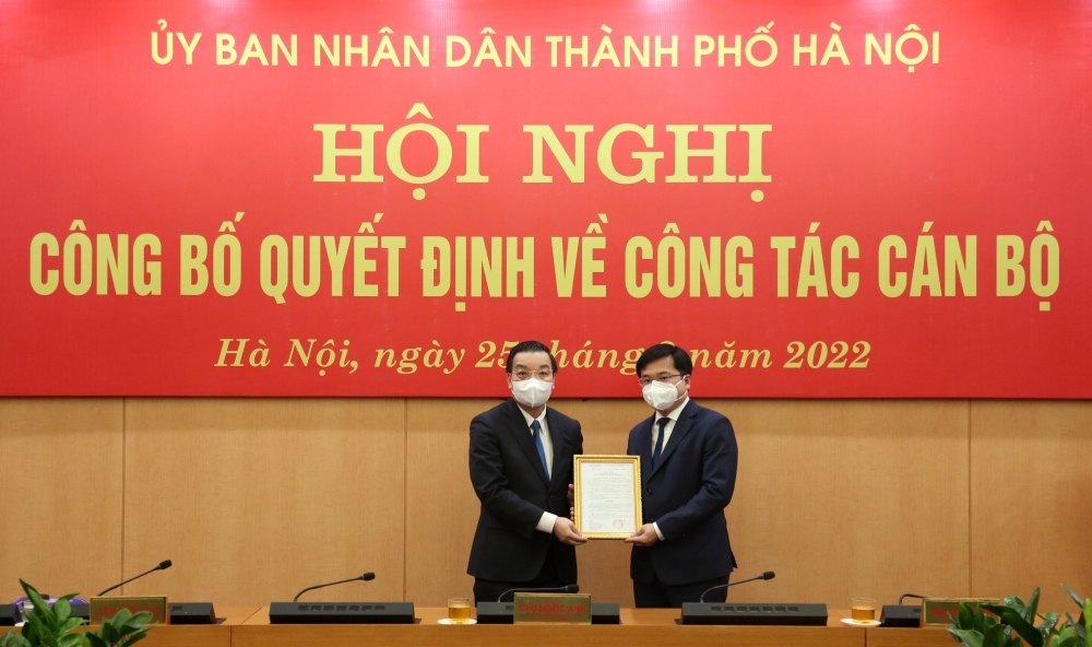 Đồng chí Trương Việt Dũng được bổ nhiệm giữ chức vụ Chánh Văn phòng UBND thành phố Hà Nội