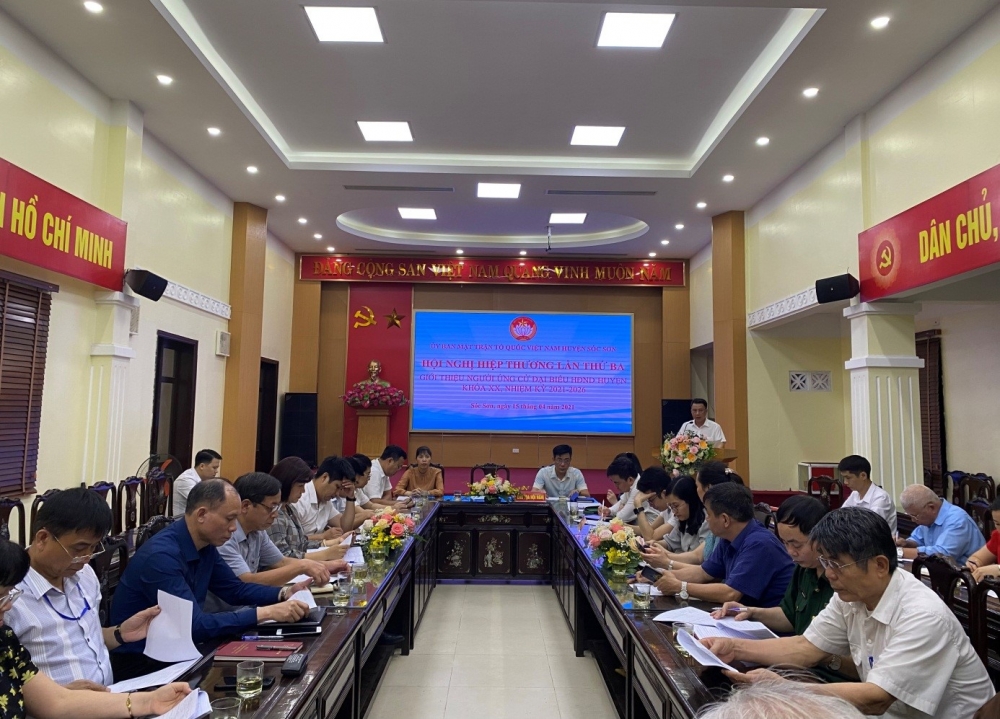 Huyện Sóc Sơn tổ chức hội nghị hiệp thương lần thứ ba