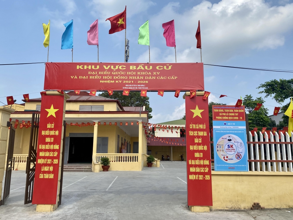 Huyện Sóc Sơn tích cực tuyên truyền hướng tới ngày bầu cử