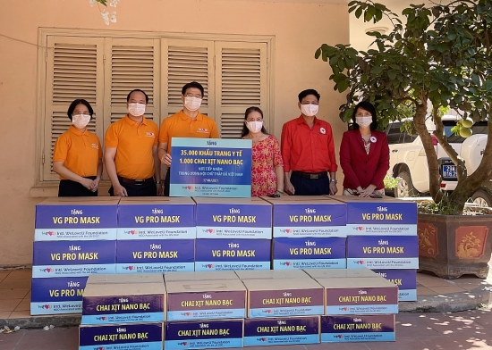 Trung ương Hội Chữ thập đỏ Việt Nam: Tiếp nhận ủng hộ 35.000 chiếc khẩu trang phòng, chống dịch Covid-19