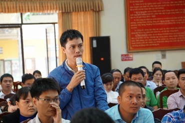 Huyện Thường Tín tổ chức hội nghị đối thoại với các doanh nghiệp và người lao động