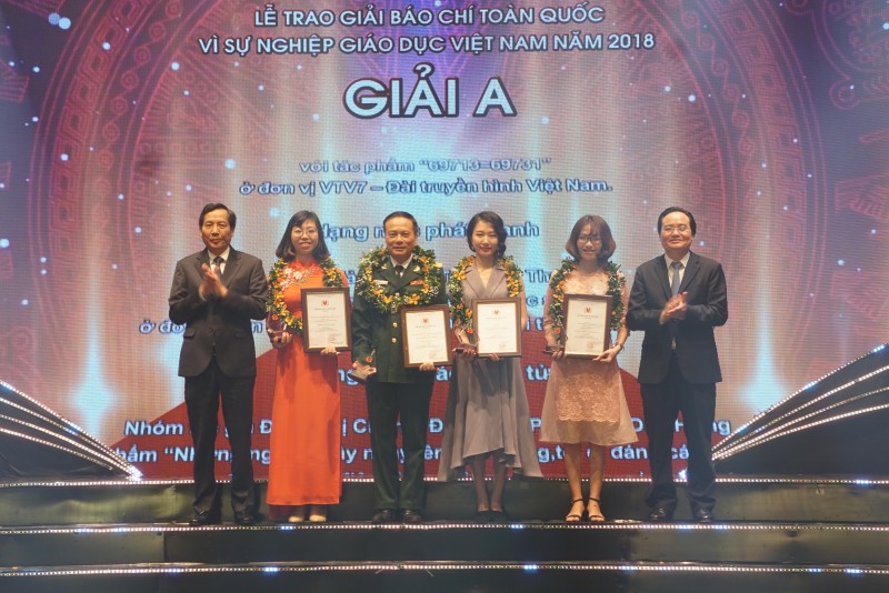 Vinh danh giải Báo chí toàn quốc "Vì sự nghiệp Giáo dục Việt Nam" năm 2018