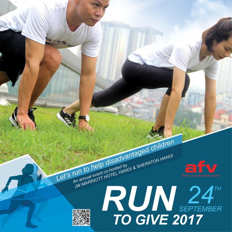 “Run to Give” 2017 quyên tiền xây trường cho trẻ em nghèo ở tỉnh Cao Bằng