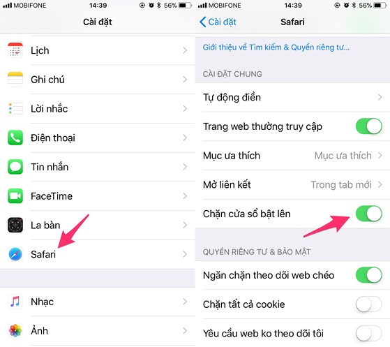 3 cách chặn quảng cáo độc hại trên iPhone 3 cach chan quang cao doc hai tren iphone