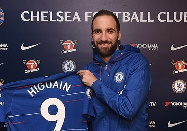 Higuain chính thức tái hợp HLV Maurizio Sarri