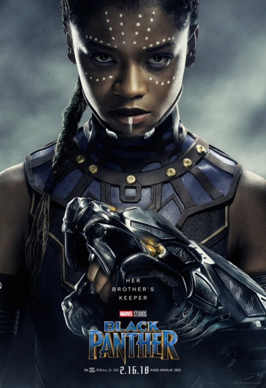 Ngắm loạt poster nhân vật cực ngầu của Black Panther Chiến Binh Báo Đen
