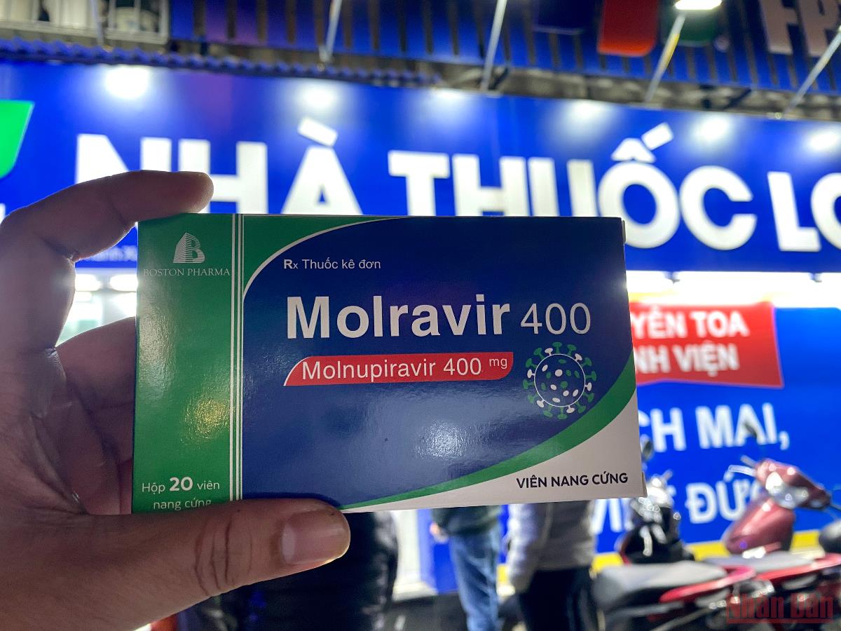Quy định chặt chẽ khi mua thuốc Molnupiravir