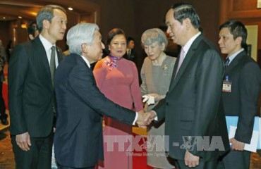 Nhà vua Nhật Bản Akihito và Hoàng hậu kết thúc tốt đẹp chuyến thăm Việt Nam