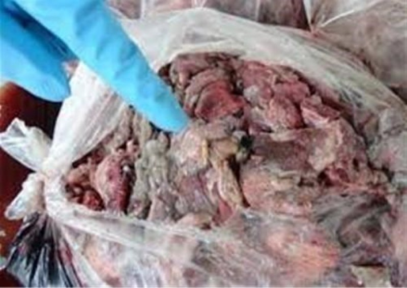 Chặn đứng gần 2,5 tấn thịt động vật bốc mùi hôi thối tuồn ra thị trường