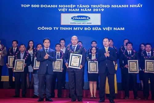 Công ty bò sữa Việt Nam lọt vào Top tăng trưởng nhanh nhất Việt Nam