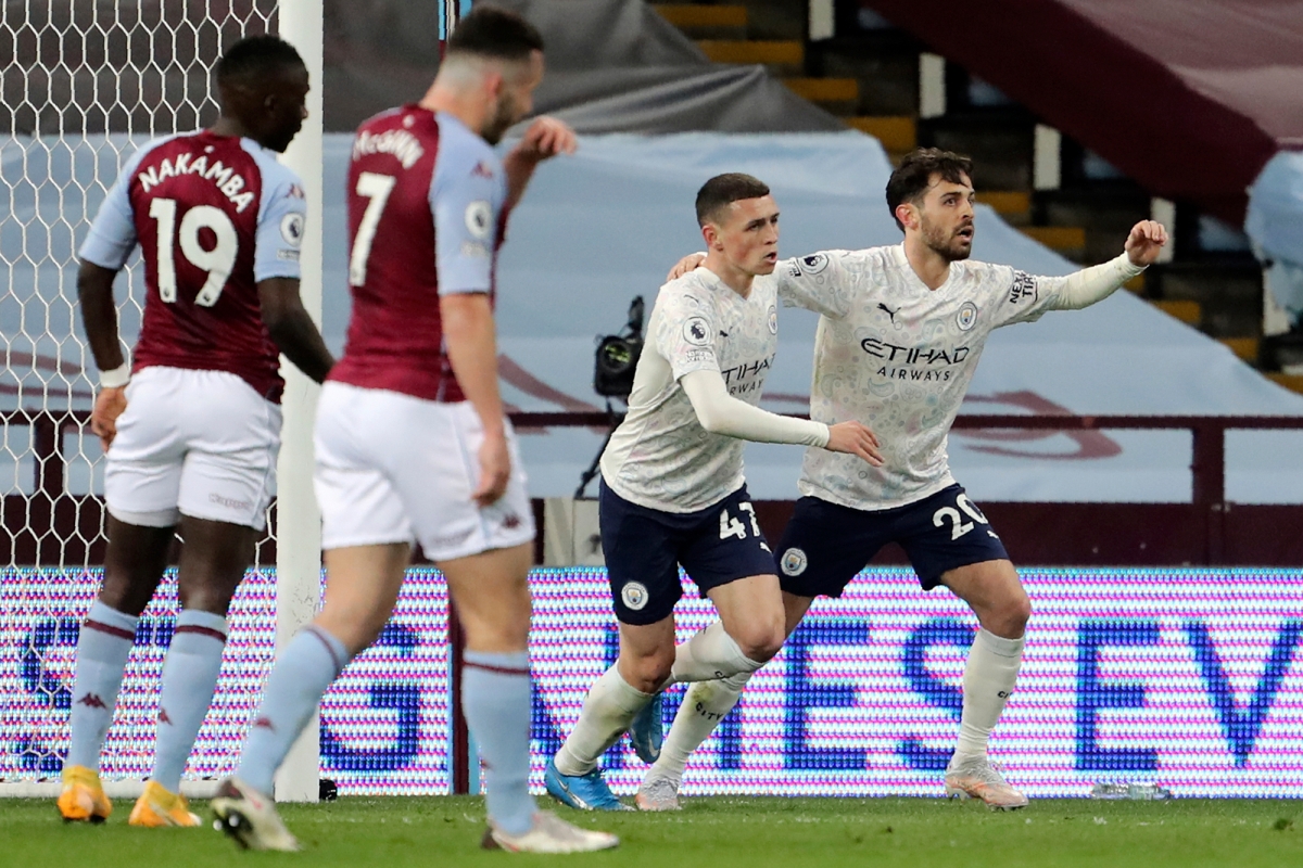 Aston Villa 1-2 Man City: Vững vàng trên "đỉnh"