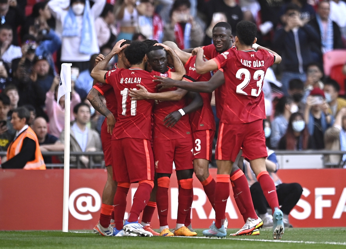 Hiệp 1 hoàn hảo của Liverpool với bàn nâng tỷ số lên 3-0 sau cú volley đẹp mắt của Sadio Mane. (Ảnh: Reuters)