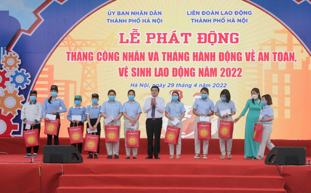 Tưng bừng ngày hội mở màn Tháng Công nhân 2022 trong công nhân, viên chức, lao động Thủ đô