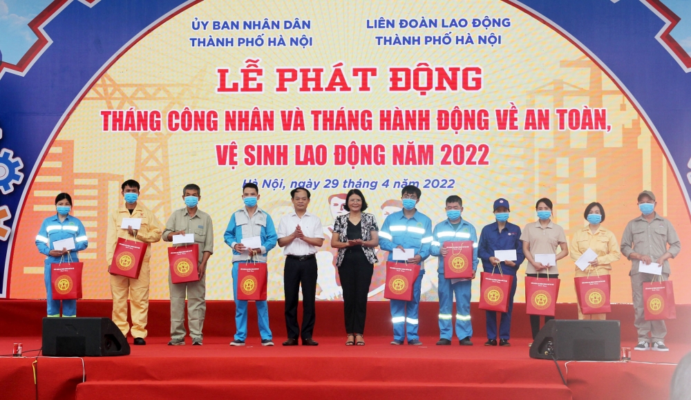 Tưng bừng ngày hội mở màn Tháng Công nhân 2022 trong công nhân, viên chức, lao động Thủ đô
