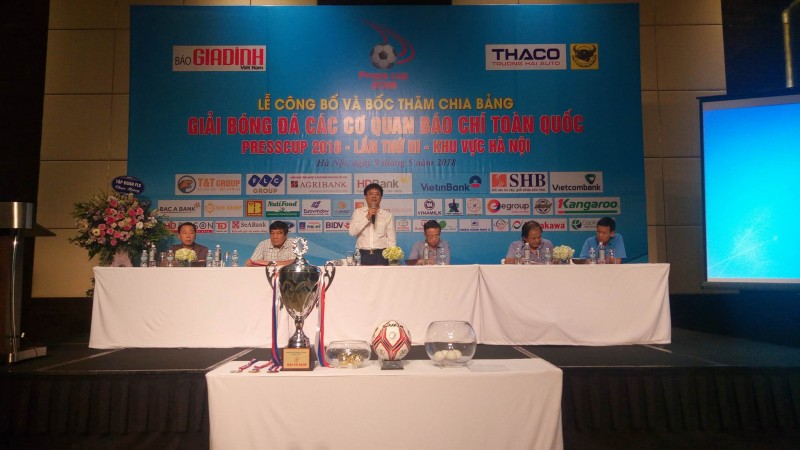 Chính thức khởi động Giải bóng đá các Cơ quan Báo chí toàn quốc - Press Cup - Lần thứ III -  năm 2018