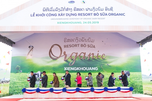 Đầu tư 120 triệu USD – Vinamilk hợp tác xây dựng tổ hợp “resort” bò sữa Organic tại Lào