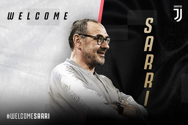 Chia tay Chelsea, HLV Sarri trở lại Seri A dẫn dắt Juventus