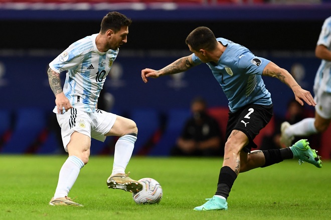 Argentina 1-0 Uruguay: Chiến quả đầu tiên của Messi và đồng đội