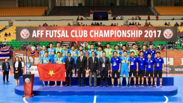 S.Khánh Hoà giành ngôi Á quân giải Futsal các CLB Đông Nam Á 2017