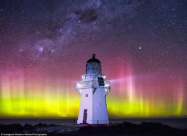 Mê hoặc đường chân trời đầy màu sắc ở New Zealand