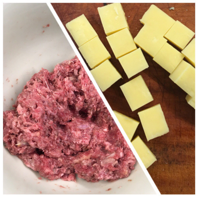 cuoi tuan vao bep lam mon bo vien pho mai nong chay thom nuc mui