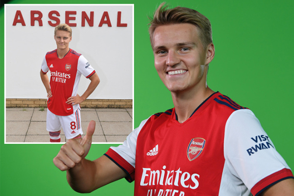 Odegaard chính thức tái hợp Arsenal
