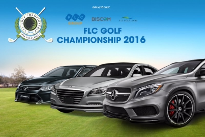 16 xe sang cho don golfer tai flc golf championship 2016