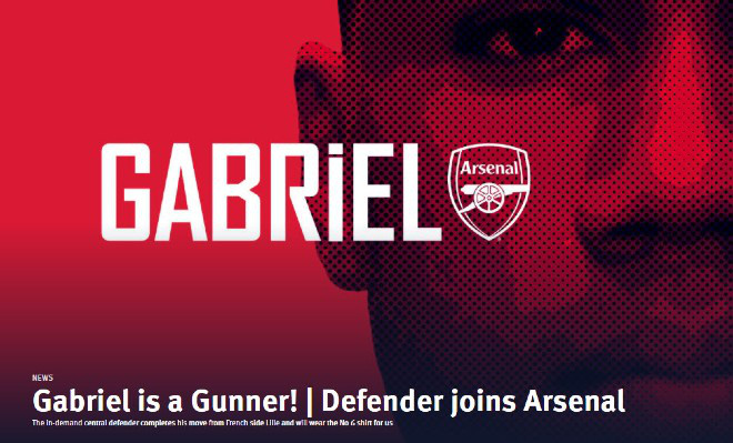 Arsenal chiêu mộ thành công Gabriel Magalhaes