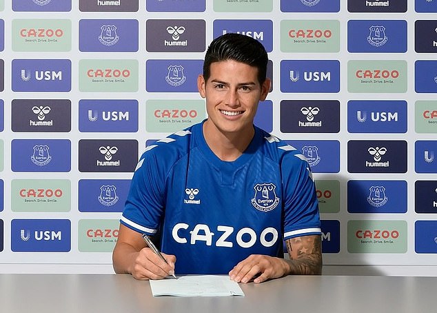 James Rodriguez tái ngộ thầy cũ tại Everton