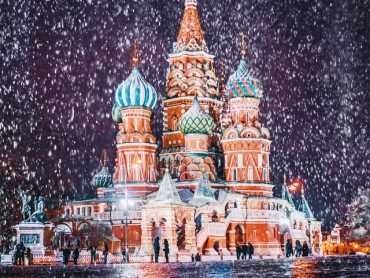 "Trái tim nước Nga" đẹp mơ màng trong những ngày đông
