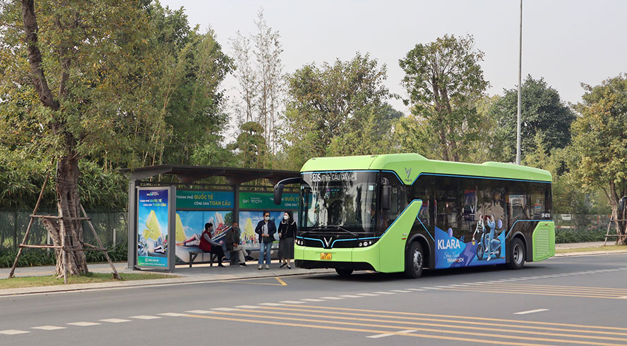 VinBus đưa thêm 1 tuyến buýt điện hòa mạng vận tải hành khách công cộng của Thủ đô