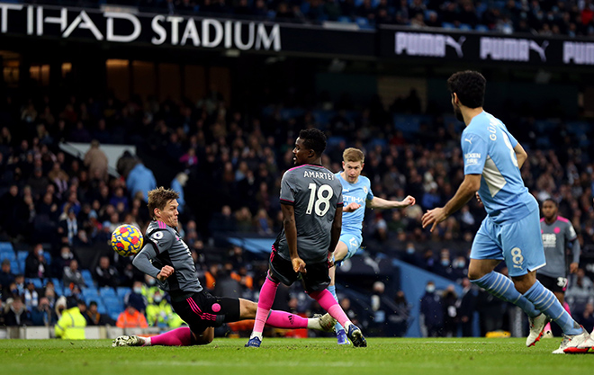 Man City 6-3 Leicester: Mãn nhãn cơn mưa bàn thắng