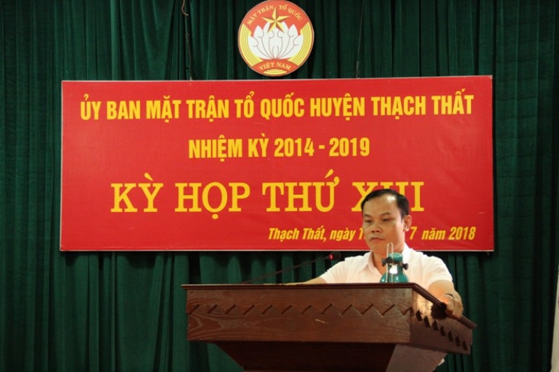 Uỷ ban MTTQ huyện Thạch Thất:  Phát huy sức mạnh khối đại đoàn kết
