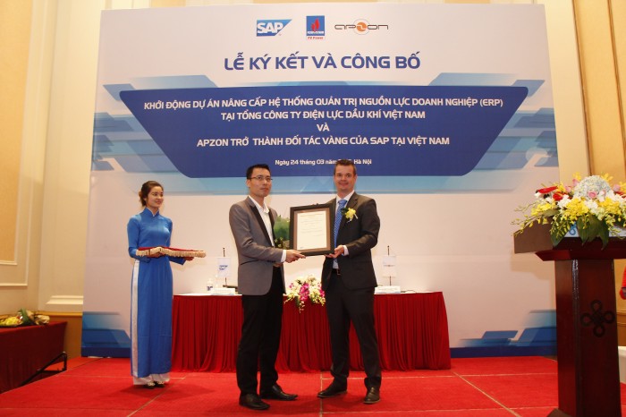 APZON trở thành đối tác vàng của SAP tại Việt Nam