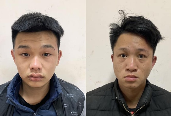 Công an quận Long Biên bắt giữ 2 đối tượng cướp giật tài sản dịp cuối năm