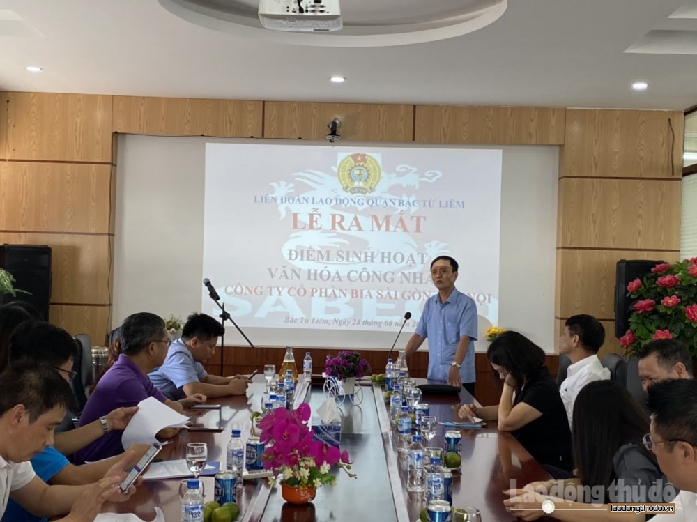 Ra mắt Điểm sinh hoạt văn hóa công nhân tại Công ty cổ phần Bia Sài Gòn    Hà Nội
