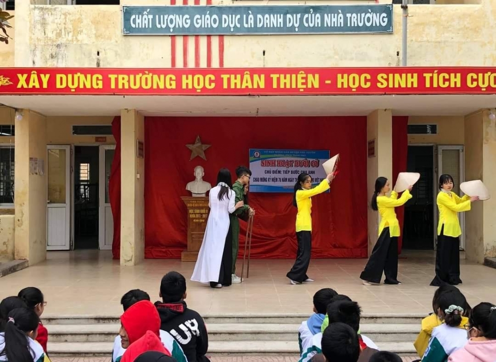 Trường THCS Trần Phú: Tích cực triển khai các phong trào thi đua yêu nước