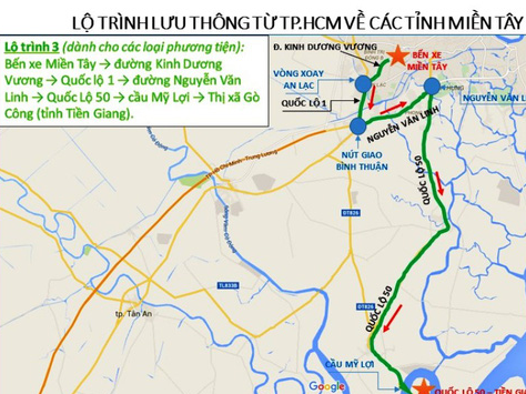 Từ TPHCM về quê ăn Tết, đi lộ trình nào để không kẹt xe?