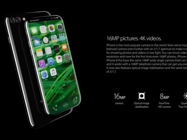 iPhone 8 đẹp rụng rời, có cảm biến võng mạc