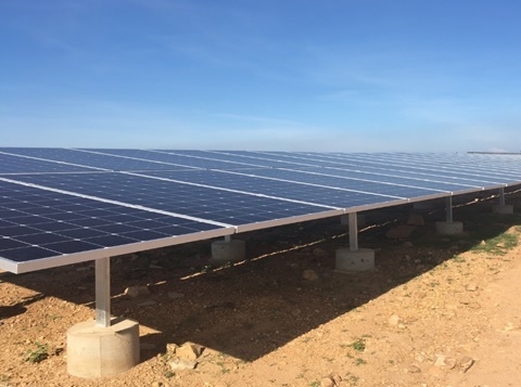Dự án điện mặt trời đầu tiên của Ninh Thuận hòa lưới điện quốc gia