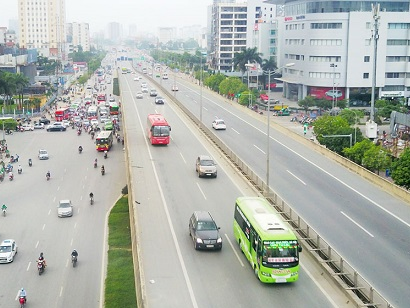 Cấm xe tải hạng nặng lưu thông qua Vành đai 3 trên cao