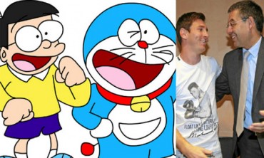 Chủ tịch Barcelona: “Tôi là Nobita, Messi là Doraemon”