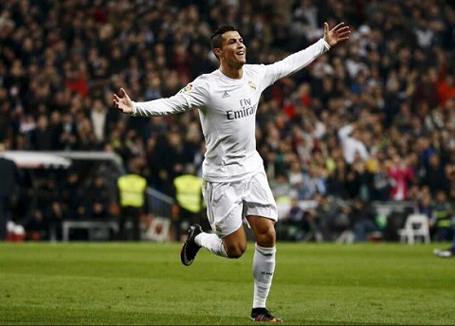C.Ronaldo vượt lên dẫn đầu cuộc đua Chiếc giày vàng châu Âu