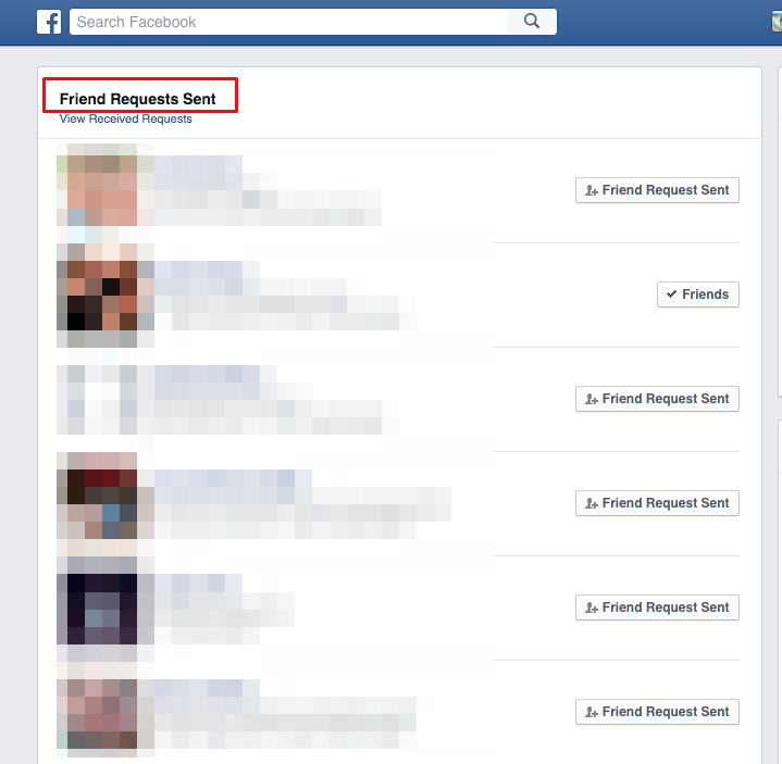 Hướng dẫn xem ai đã từng bỏ qua yêu cầu kết bạn trên Facebook