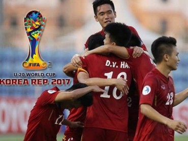 Việt Nam rơi vào nhóm hạt giống số 2 tại U20 World Cup 2017